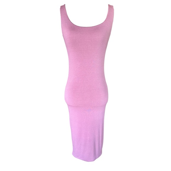 naked wardrobe Dresses & Skirts - Naked Wardrobe Sexy Stretch Mauve Beach Brunch Bodycon Midi Dress Size Medium